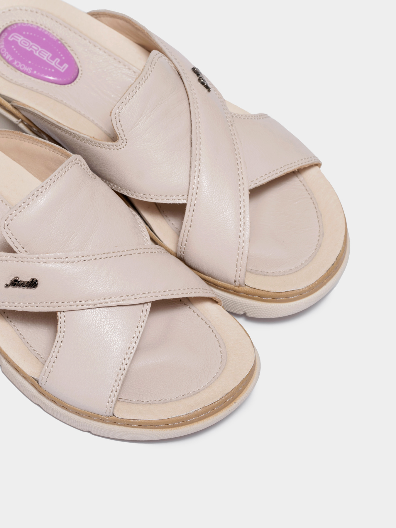 Шлёпанцы Forelli модель 1655-Beige Фото