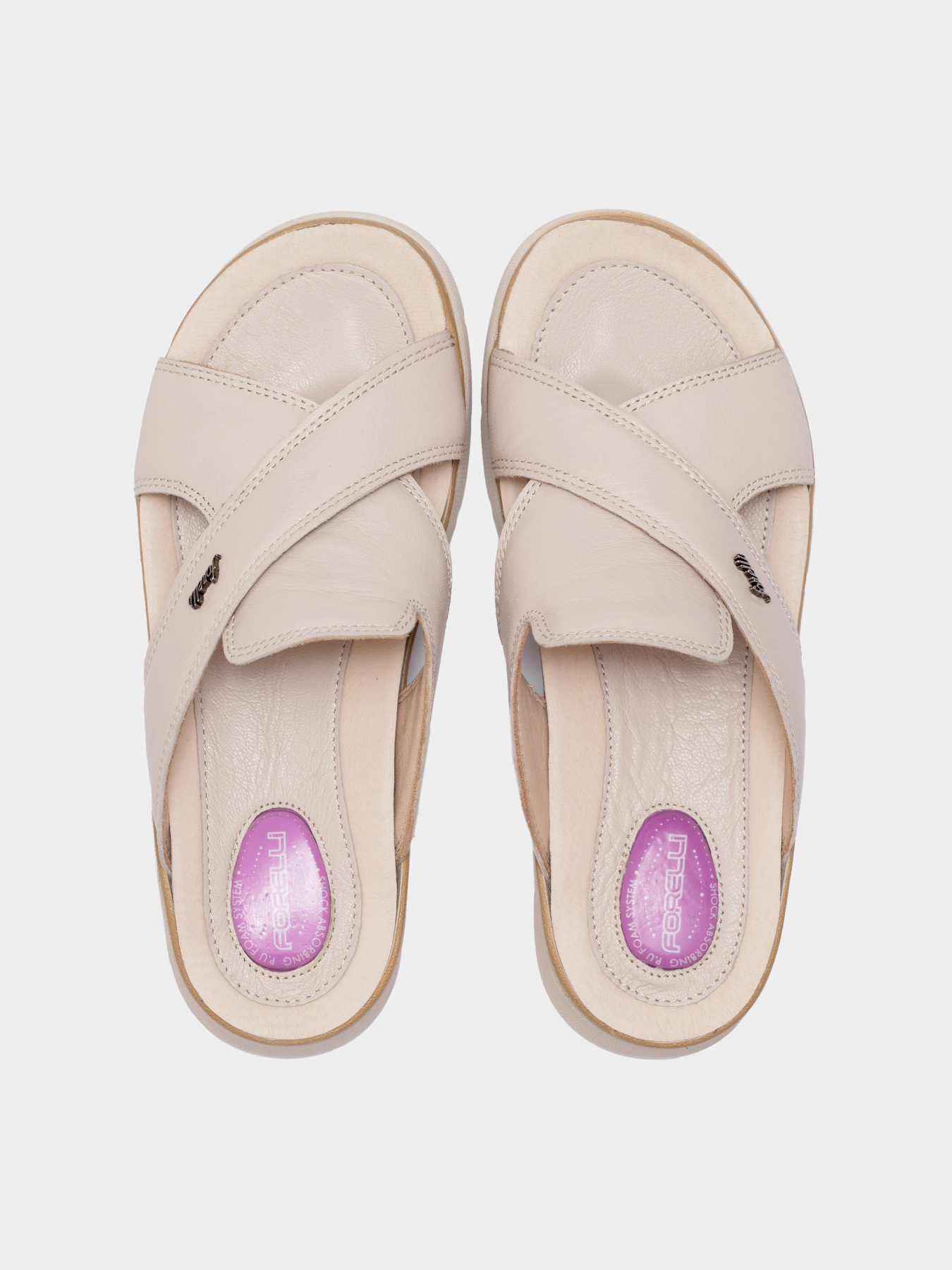 Шлёпанцы Forelli модель 1655-Beige Фото