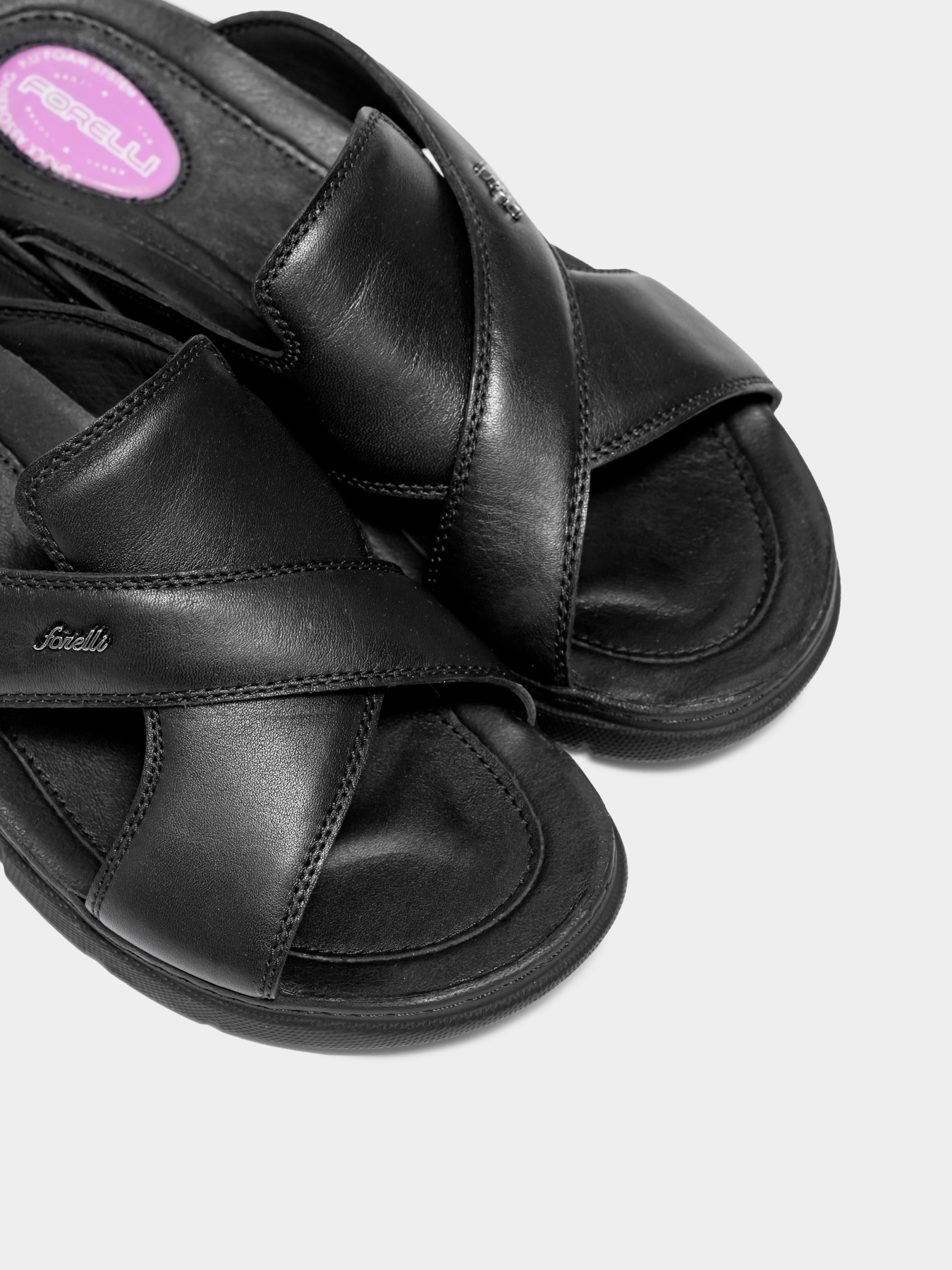 Шлёпанцы Forelli модель 1655-Black Фото