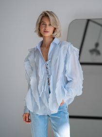 Сорочки Emmelie Delage MERINGUE модель o_BLMER-08 Фото