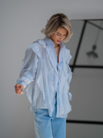 Сорочки Emmelie Delage MERINGUE модель o_BLMER-08 Фото