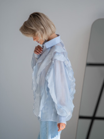 Сорочки Emmelie Delage MERINGUE модель o_BLMER-08 Фото