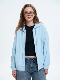 Худі та світшоти Роза модель 211201_grey-blue Фото