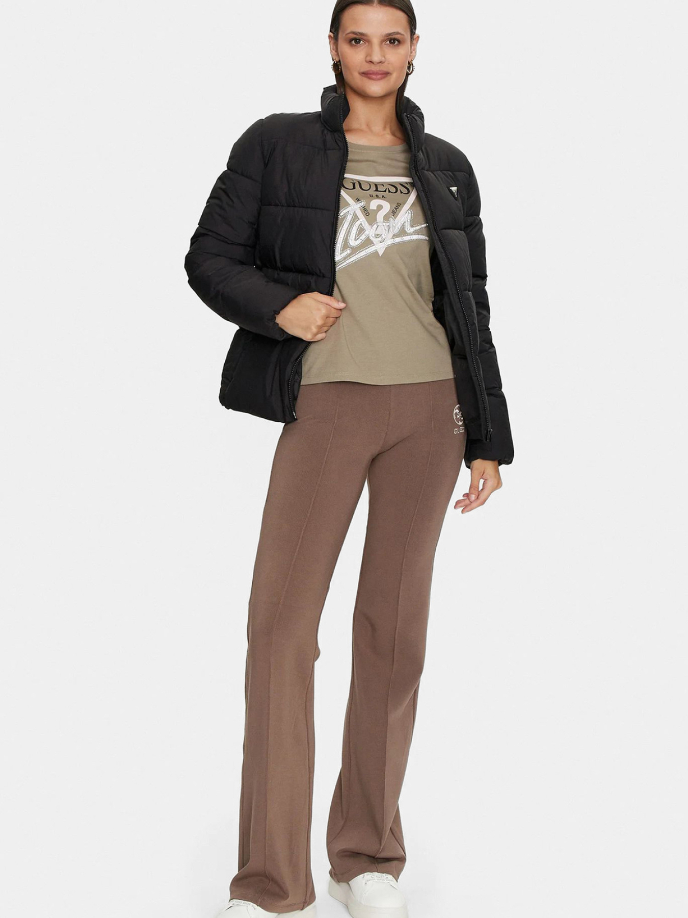 Куртки и дубленки GUESS модель V4YL03.WFUD0;JBLK Фото