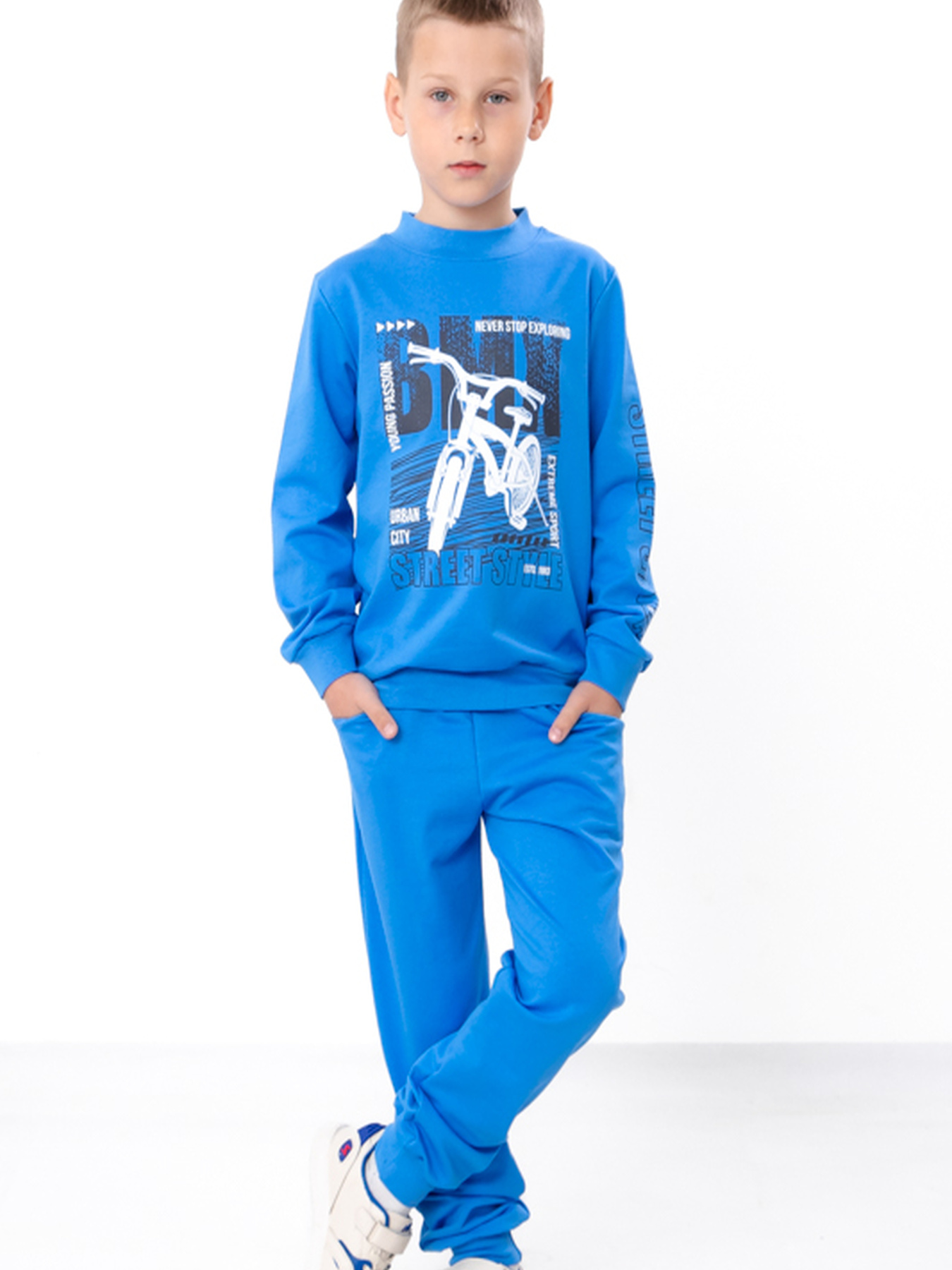 Костюмы Носи своє модель 6063-057-33-blakitnij-dzhins-street-style Фото