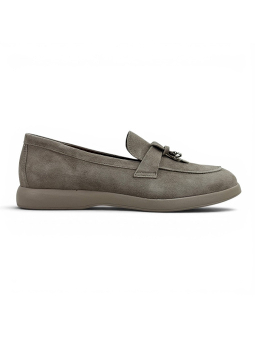Сліпони та мокасини VILANSI модель V9004 BEIGE VELOUR Фото