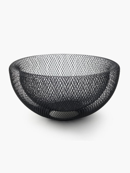 Корзина для фруктов металлическая черная MBM HOME модель KP-143 BLACK Фото