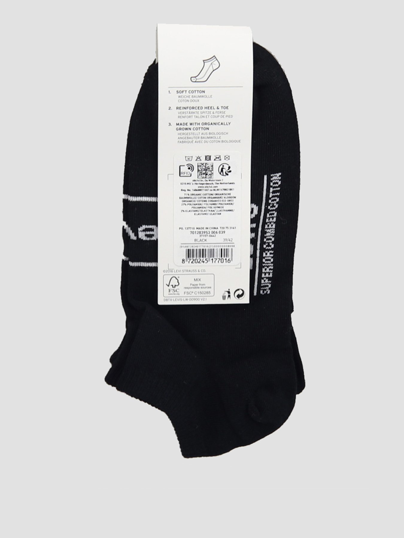Шкарпетки та гольфи Levi's модель 701203953;006 Фото