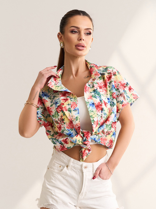 Сорочки ISSA Plus модель 15676_мультиколор Фото