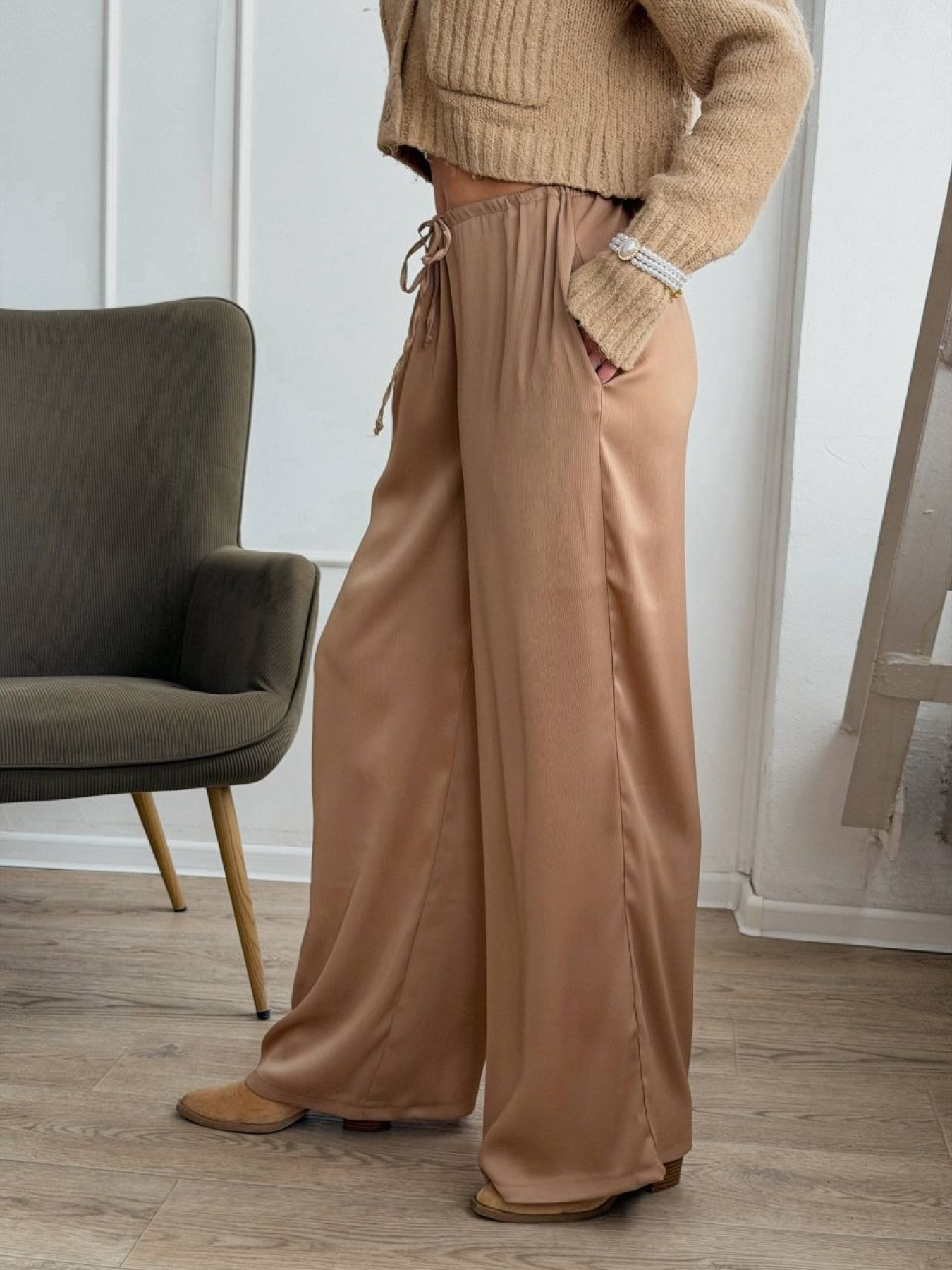 Штани Uaclothes модель like18452-bezhevj Фото