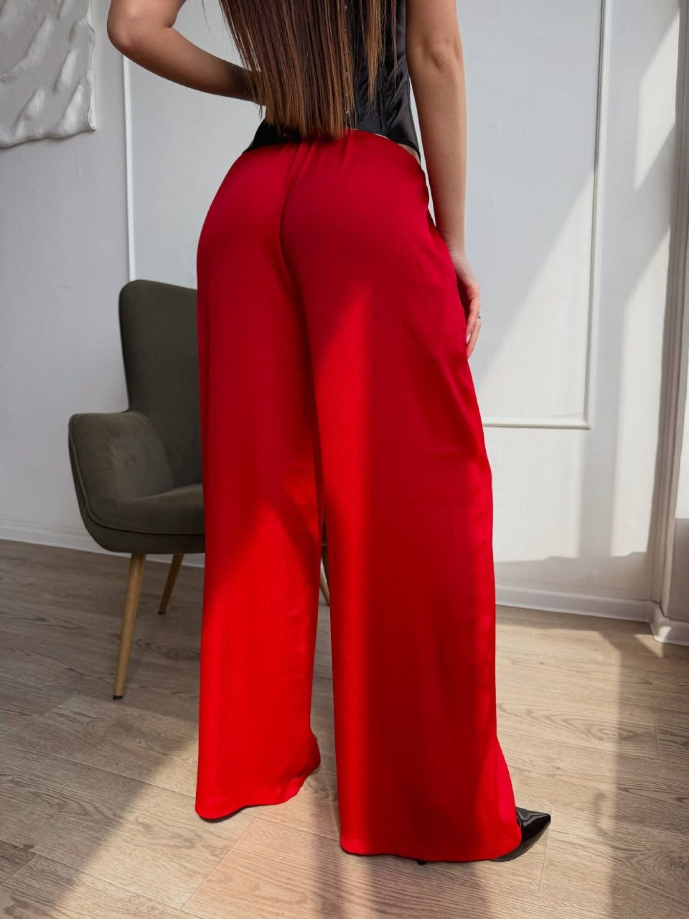 Брюки Uaclothes модель like18452-krasnj Брюки Uaclothes модель like18452-krasnj Фото