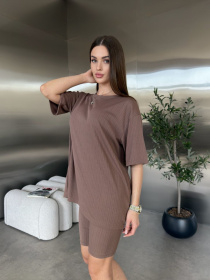 Костюмы Uaclothes модель like18448-korichnevj Фото