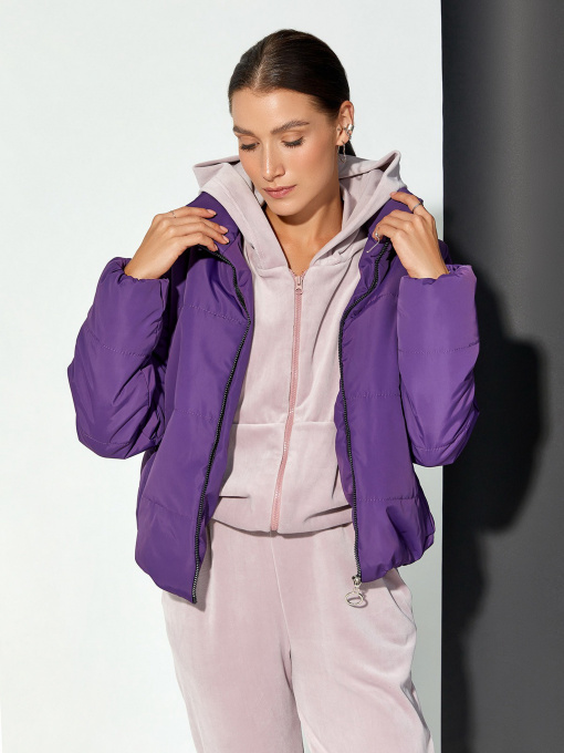 Куртки и дубленки ISSA Plus модель SA-308_purple Фото