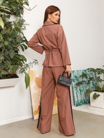 Костюмы ISSA Plus модель 12852_brown Фото