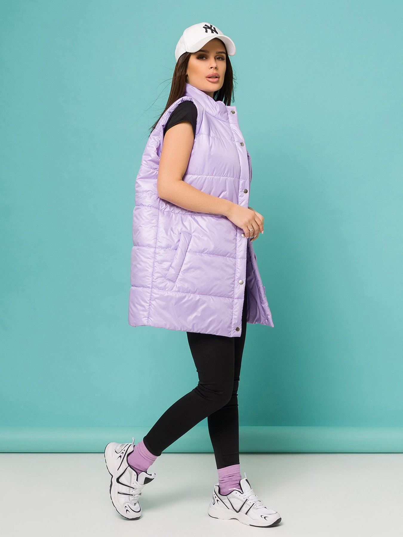 Куртки и дубленки ISSA Plus модель SA-337_lilac Фото