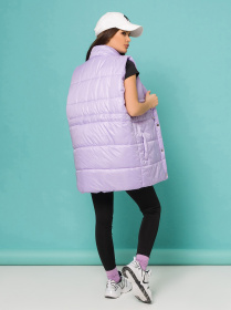 Куртки и дубленки ISSA Plus модель SA-337_lilac Фото