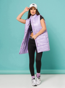 Куртки и дубленки ISSA Plus модель SA-337_lilac Фото