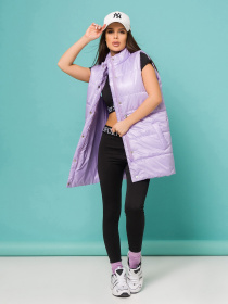 Куртки и дубленки ISSA Plus модель SA-337_lilac Фото