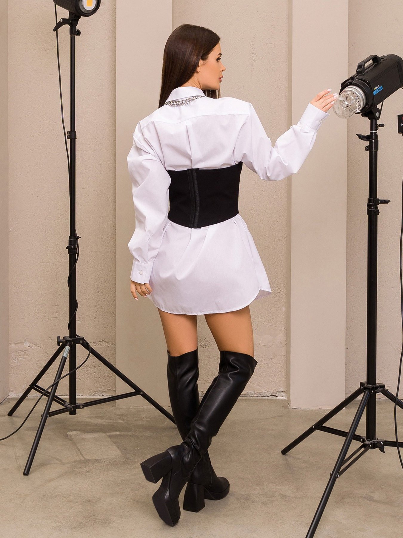 Боди и корсеты ISSA Plus модель 13198_black Фото