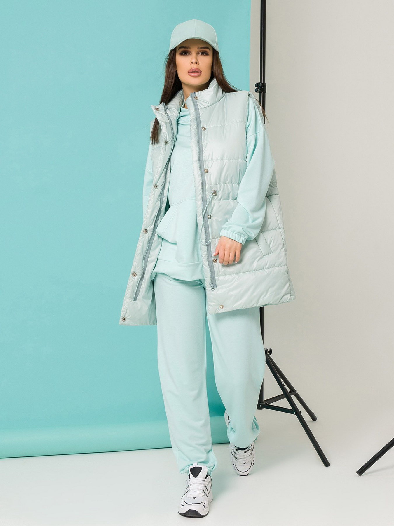 Костюми ISSA Plus модель SA-383_mint Фото