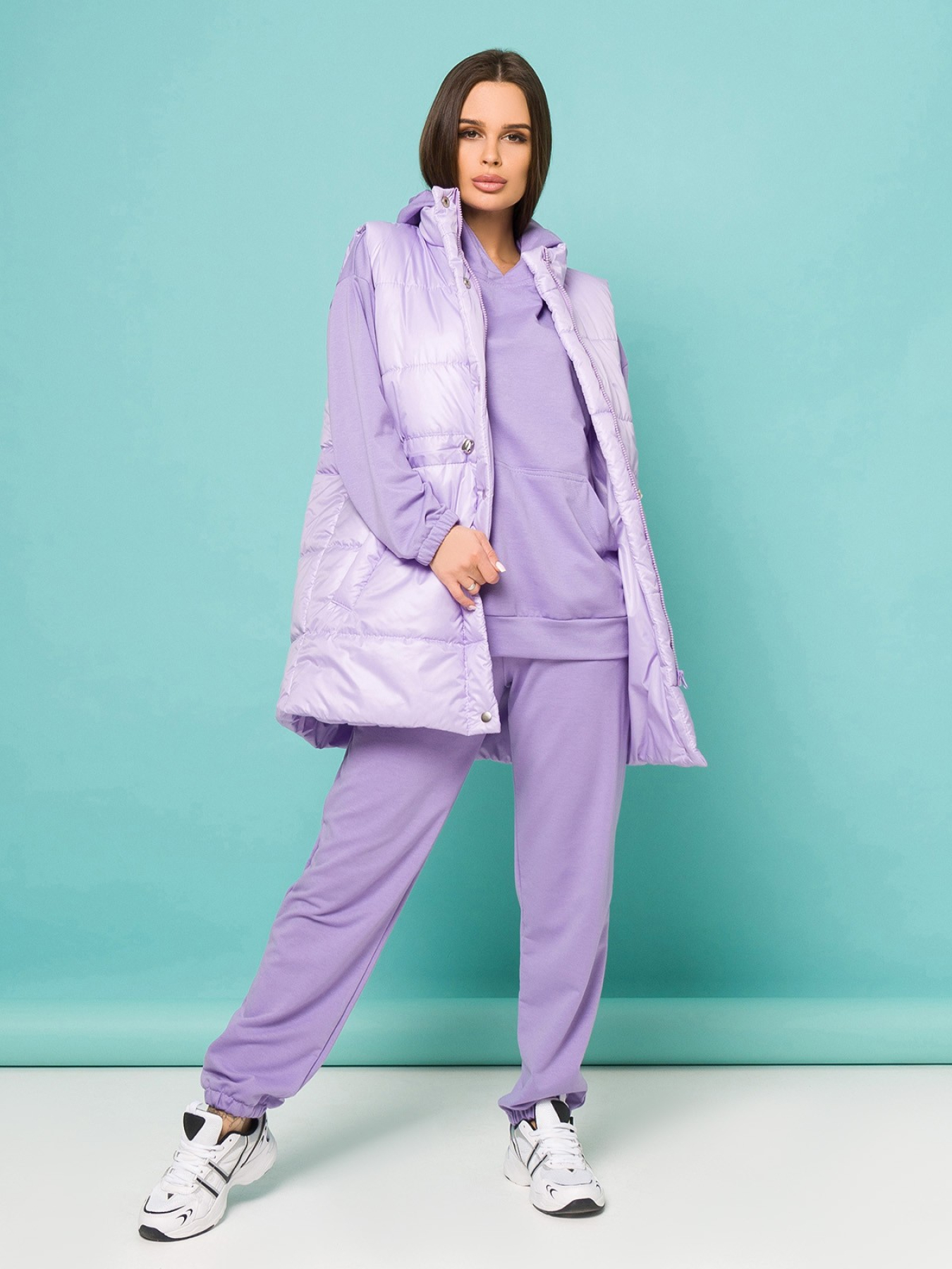 Костюмы ISSA Plus модель SA-383_lilac Фото